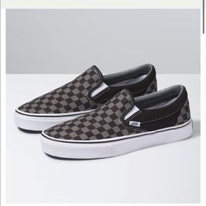 Checkerboard Slip on Vans